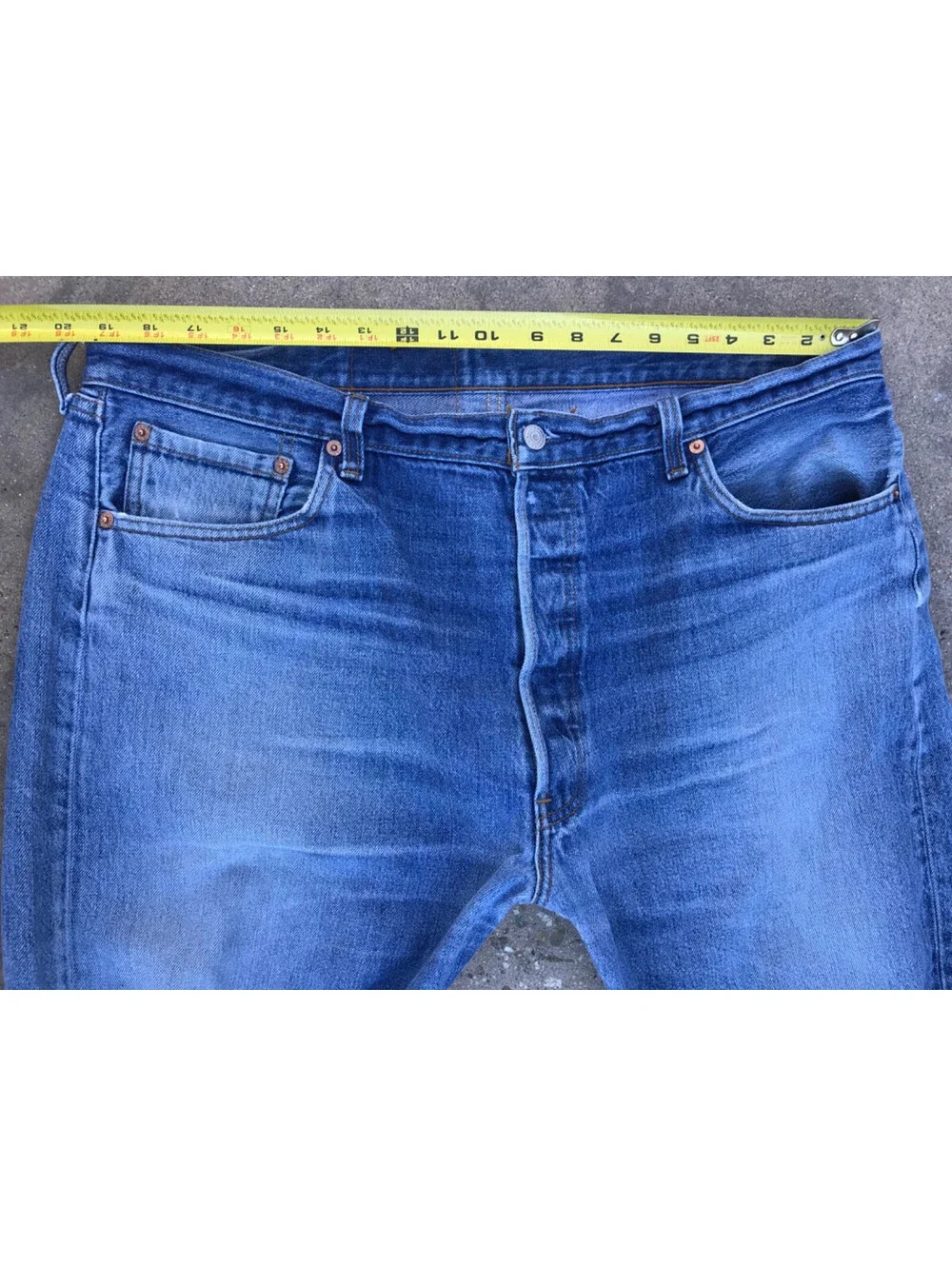 Vintage Levis XX  USA Made Blue Jeans Mens Denim 42x31 Red Tab 100% Cotton